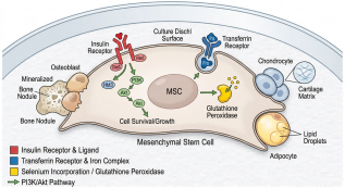ITS effects on mesenchymal stem cell proliferation and maintenance.
