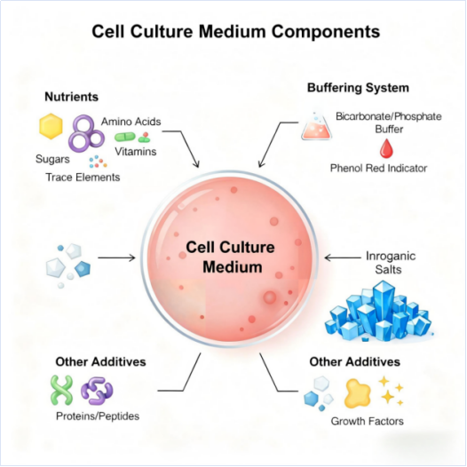 Fig. 1 Cell Culture Medium Components
