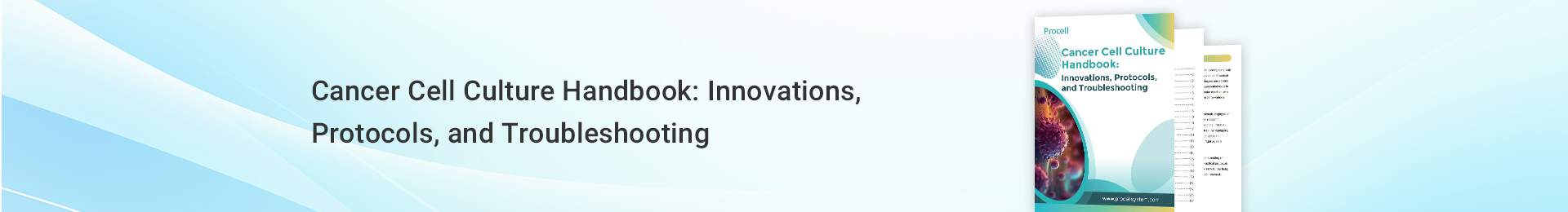 Cancer Cell Culture Handbook: Innovations, Protocols, and Troubleshooting